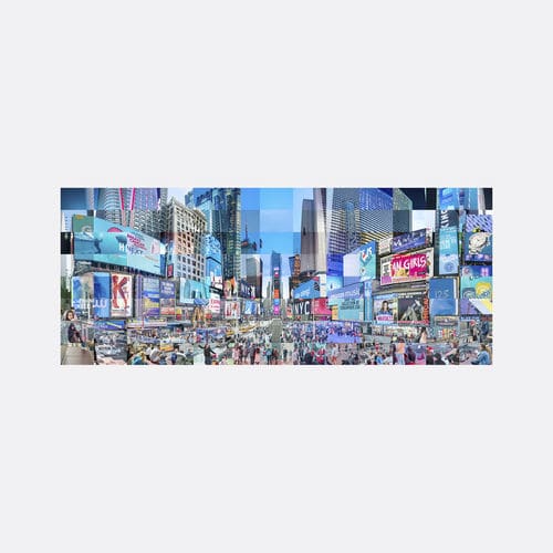 Печать на холсте фоторепродукция - CRONORAMA | New York City 05 | Variation M#05 - San Polo Art Gallery | Contemporary Art & Design i - большой формат / пейзаж / для художественной галереи