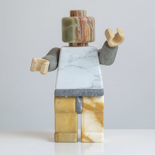 Скульптура из мрамора - GEORGE - San Polo Art Gallery | Contemporary Art & Design i - отдельностоящая / для художественной галереи / зеленая