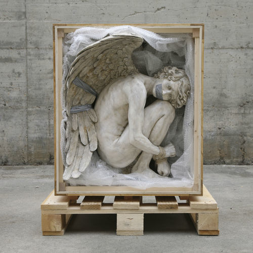 Скульптура из дерева - Box n.7 Amore rapito  - San Polo Art Gallery | Contemporary Art & Design i - из камня / из композитных материалов / для наружного применения