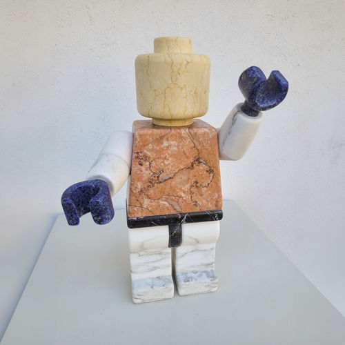 Скульптура из мрамора - SIMON  - San Polo Art Gallery | Contemporary Art & Design i - отдельностоящая / для художественной галереи / белая