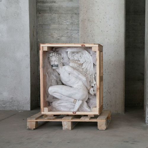 Скульптура из дерева - Box n° 1 - Amore rapito, 2015 - San Polo Art Gallery | Contemporary Art & Design i - из Jesmonite / ручной работы / Сделано в Италии