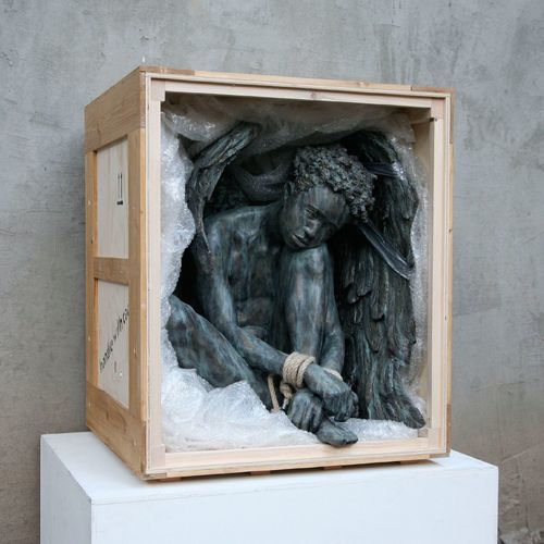 Скульптура из дерева - Box n° 6, 2021 - San Polo Art Gallery | Contemporary Art & Design i - из Jesmonite / ручной работы / Сделано в Италии