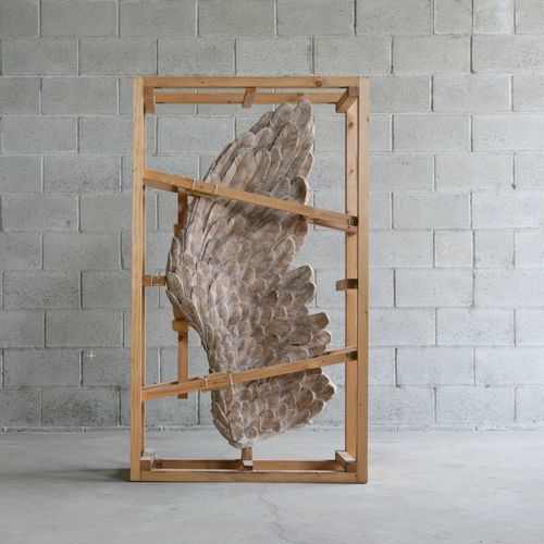 Скульптура из дерева - Cage n° 1 - Ala Nike di Samotracia, 2017 - San Polo Art Gallery | Contemporary Art & Design i - из Jesmonite / ручной работы / Сделано в Италии