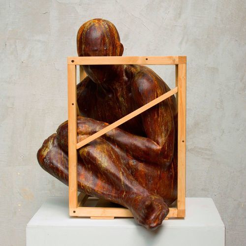 Скульптура из дерева - Cage n° 12, 2021 - San Polo Art Gallery | Contemporary Art & Design i - из металла / из Jesmonite / ручной работы