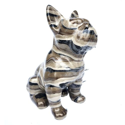 Скульптура из металла - Blown Away Frenchie - Chocolate Blast - San Polo Art Gallery | Contemporary Art & Design i - из полимера / из акрила / ручной работы