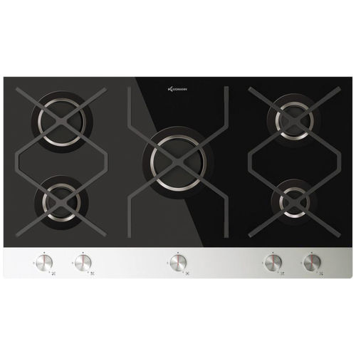 Газовая варочная панель - KT9000BX1 - Klugmann Hausgeraete GmbH - 5 конфорок / встраиваемая / с поворотными регуляторами