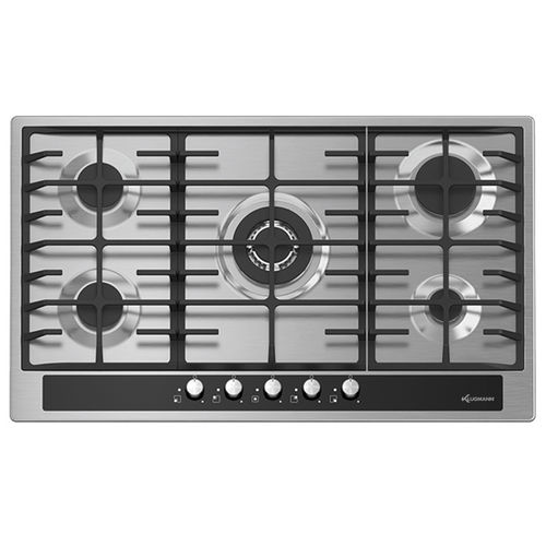 Газовая варочная панель - KT905X - Klugmann Hausgeraete GmbH - 5 конфорок / встраиваемая / с поворотными регуляторами