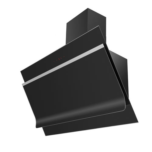 Настенная вытяжка - OPTIMUS - Klugmann Hausgeraete GmbH - со встроенным освещением / черная