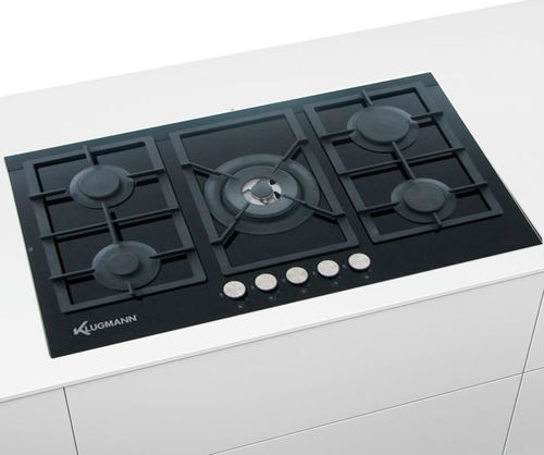 Стеклокерамическая варочная панель - KT905.5BGL - Klugmann Hausgeraete GmbH - газовая / 5 конфорок / встраиваемая
