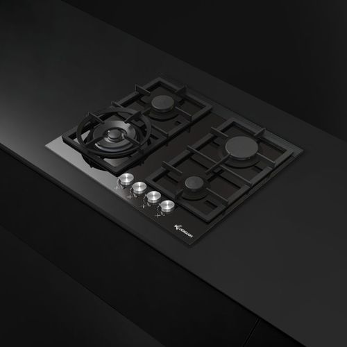 Газовая варочная панель - KT604.5BGL - Klugmann Hausgeraete GmbH - 4 конфорки / встраиваемая / с поворотными регуляторами