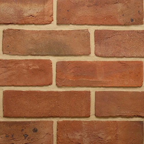 Кирпич для фасада - SOFT MULTI - Imperial Handmade brick - полный / красный / ручной работы