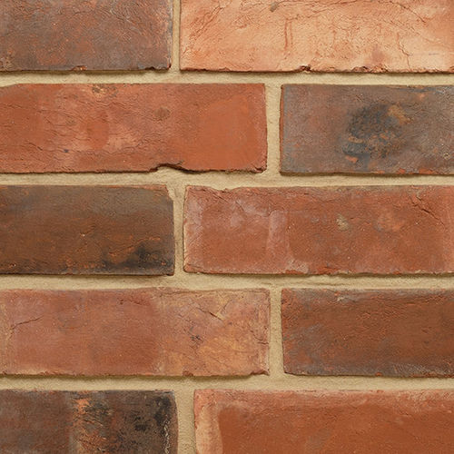 Кирпич для стены - 3″ RECLAMATION ELIZABETHAN - Imperial Handmade brick - полный / под старину / красный