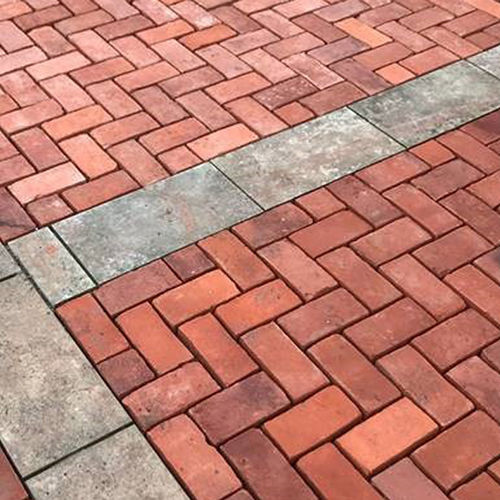 Напольная плитка из терракоты - TUDOR MULTI - Imperial Handmade brick - для наружного применения / для пешеходных переходов