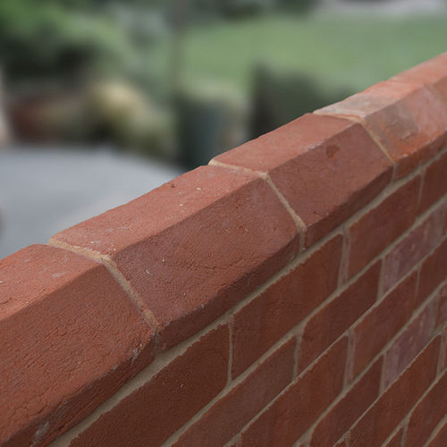 Настенный кирпич - PLINTH STRETCHER - Imperial Handmade brick - специальный / под старину / красный