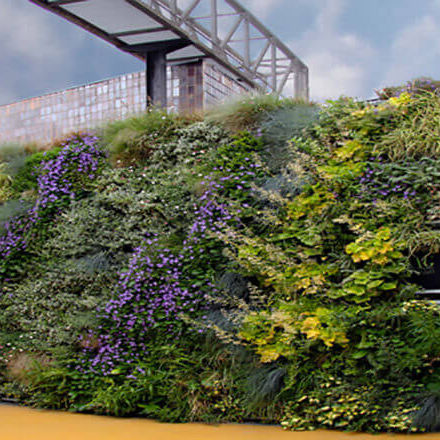 Стабилизированная "зеленая стена" - AG GUIMUR-FACTORY VITORIA - AIR GARDEN - натуральная / листва / для наружного применения