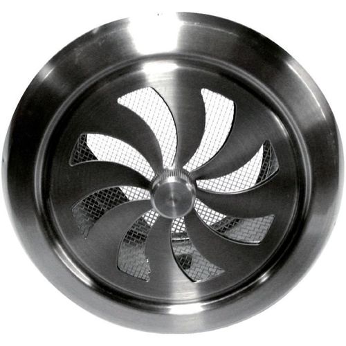 Вентиляционная решетка из нержавеющей стали - SHL - Paneir Ventilation - круглая / регулируемая