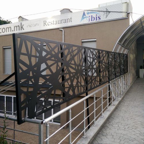 Разделительная перегородка панель - Metalux - из окрашенной стали