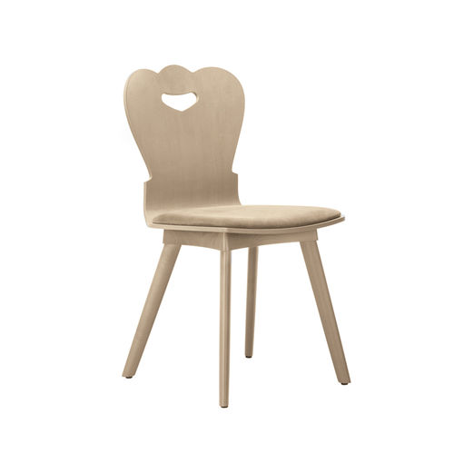 Современный cтул - ALPINA SE02 BASE 14  - New Life Contract - для интерьера / из ткани / из дуба