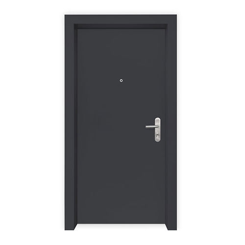 Входная дверь - CLASSIC - REMO Security Doors - из гальванизированной стали / створчатая / заподлицо