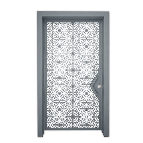 Входная дверь - HUDSON - REMO Security Doors - из гальванизированной стали / створчатая / заподлицо