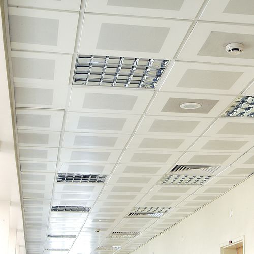 Подвесной потолок из металла - LAY-IN SYSTEM - Tacer Ltd. - из панелей / акустический