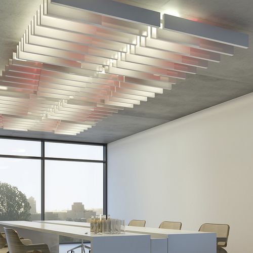 Подвесной потолок из реек - LINEAR BAFFLE - Tacer Ltd. - островной / декоративный
