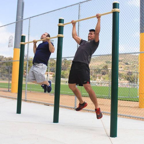 Двойной турник - SGR2005-1-45 - Greenfields Outdoor Fitness - из металла / для наружного применения / для оздоровительной пробежки
