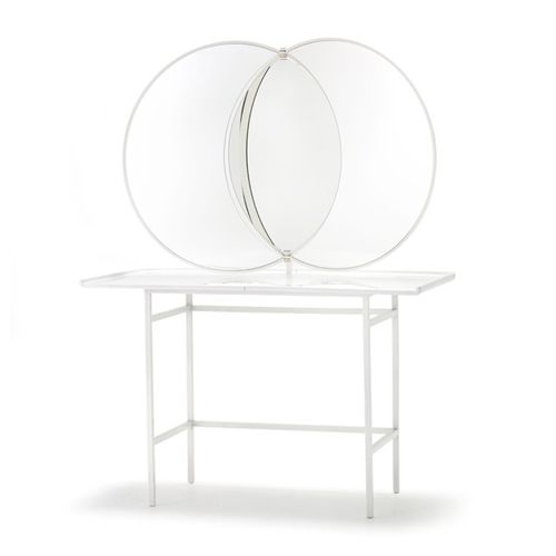 Современный туалетный столик - OLYMPIA - Sé collections - из стали / из стекла