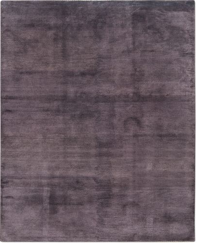 Современный ковер - LINES - Knots rugs - однотонный / из шелка / из тибетской шерсти
