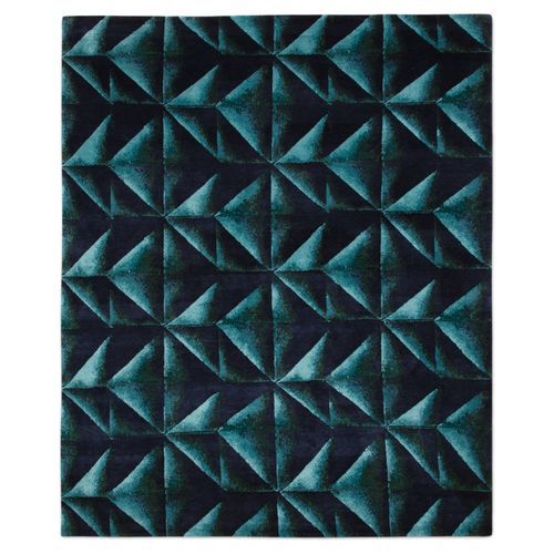 Современный ковер - ORIGAMI  - Knots rugs - геометрический / однотонный / из шелка