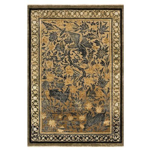 Современный ковер - PHOENIX  - Knots rugs - в цветочек / из шерсти / из шелка