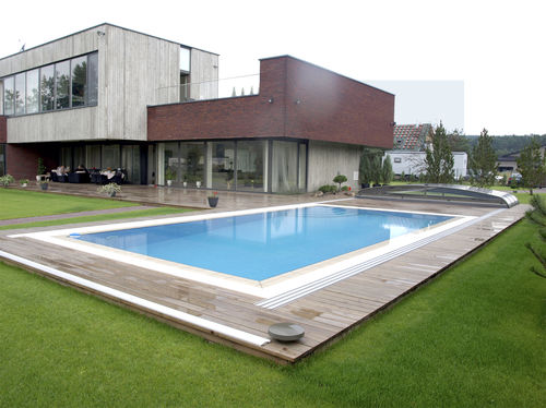 Отдельно стоящий бассейн - Tilestone Pools one piece tiled pools - переливной / на заказ / для наружного применения