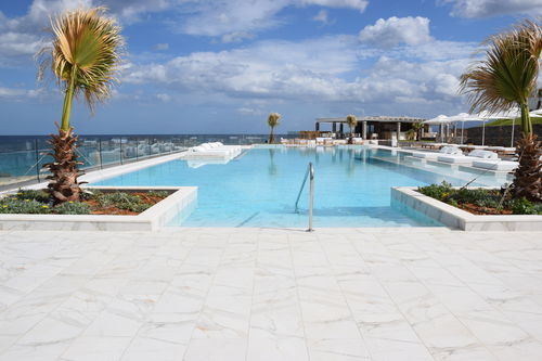 Панельный бассейн - CUSTOM BUILT - Tilestone Pools one piece tiled pools - переливной / для наружного применения / для профессионального использования