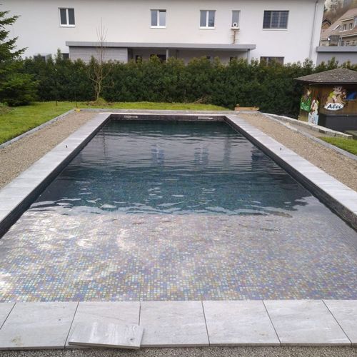 Бассейн чаша - 10x4 - Tilestone Pools one piece tiled pools - панельный / на заказ / для наружного применения