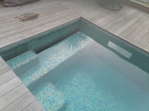 Бассейн для наружного применения - Tilestone Pools one piece tiled pools - заглубленный / из бетона / из мозаики