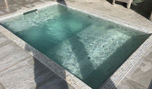 Встраиваемая спа-ванна - TILESTONE 3m x 2m - Tilestone Pools one piece tiled pools - прямоугольная / несколько мест / гидромассажная