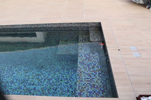Встраиваемый плавательный спа-бассейн - SWIM  - Tilestone Pools one piece tiled pools - каркасный / прямоугольный / несколько мест