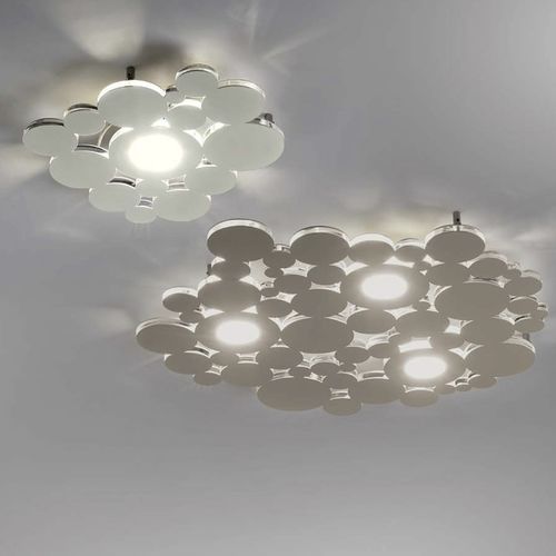 Современный потолочный светильник - BUBBLES - cattaneo - круговой / из окрашенного металла / LED
