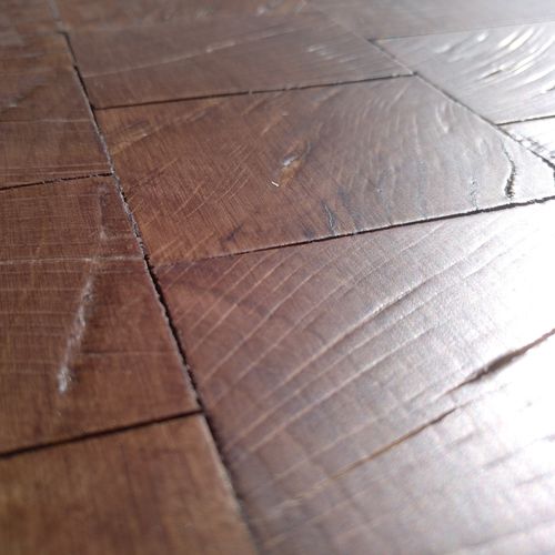 Паркет из паркетной доски - ENDGRAIN TILE TOBACCO - SURCO interiors - из дуба / промасленный / матовая отделка