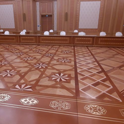 Паркет из паркетной доски - marquetry tiles - SURCO interiors - из дуба / промасленный / очищенный
