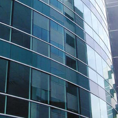 Панельная тонкостенная перегородка - ECOSTA GLAZED - ISOSTA international - из алюминия и стекла / из стекла / декоративная