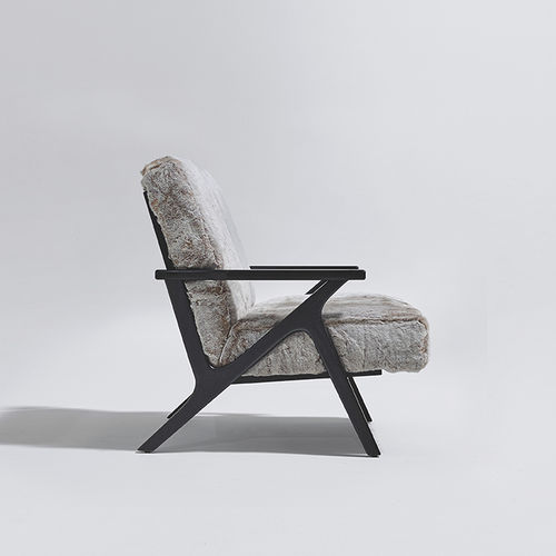 Современное кресло - VOGUE - MHR - из ткани / черное