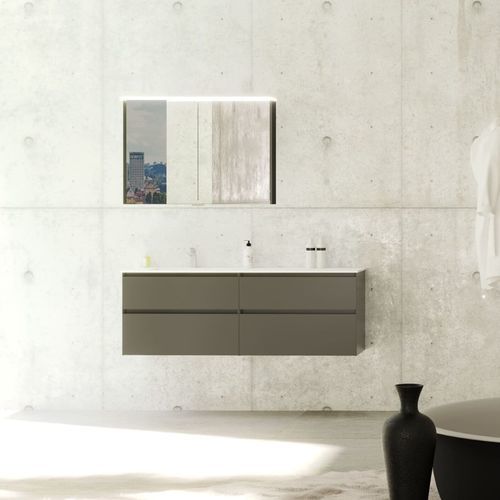 Подвесная тумба под умывальник - LOFT - UAB KAME - МДФ / из Corian® / скандинавский дизайн