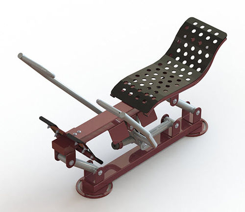 Гребной тренажер для наружного применения - PARIS Site Furnishings - Outdoor Fitness