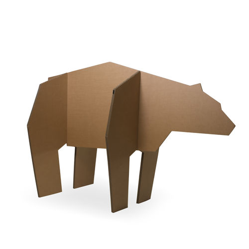 Скульптура из ткани - BEAR - Casual Home & Contract - из МДФ / для наружного применения / контрактная