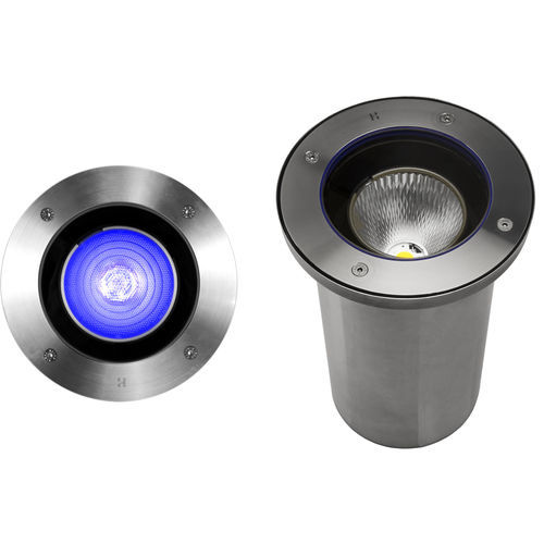 Светильник встраиваемый в пол - SAFETOUCH 100 - HUNZA Lighting - светодиод RGBW / круглый / IP68