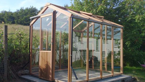Теплица для садоводства - EVOLUTION SIX  - Alton greenhouses - с одним сводом / алюминиевая конструкция / деревянная конструкция