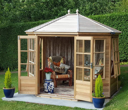 Садовый навес из дерева - MICKLETON PLUS - Alton greenhouses - из стекла / современный / для бытового использования