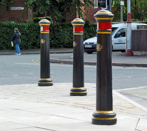 Защитный боллард - MANCHESTER  - Furnitubes - для контроля доступа / неподвижный / из полиуретана