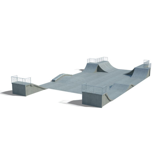 Скейтпарк из бетона - DESIGN 4 - WICKSTEED
